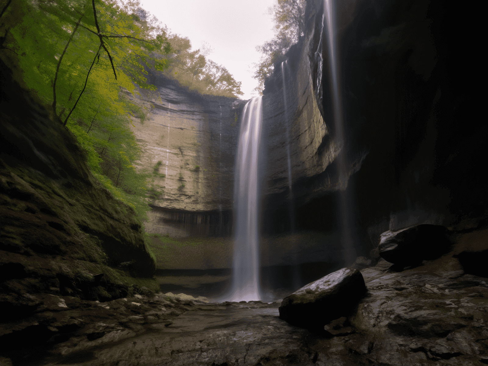 Mysterious caves, canyons and waterfalls