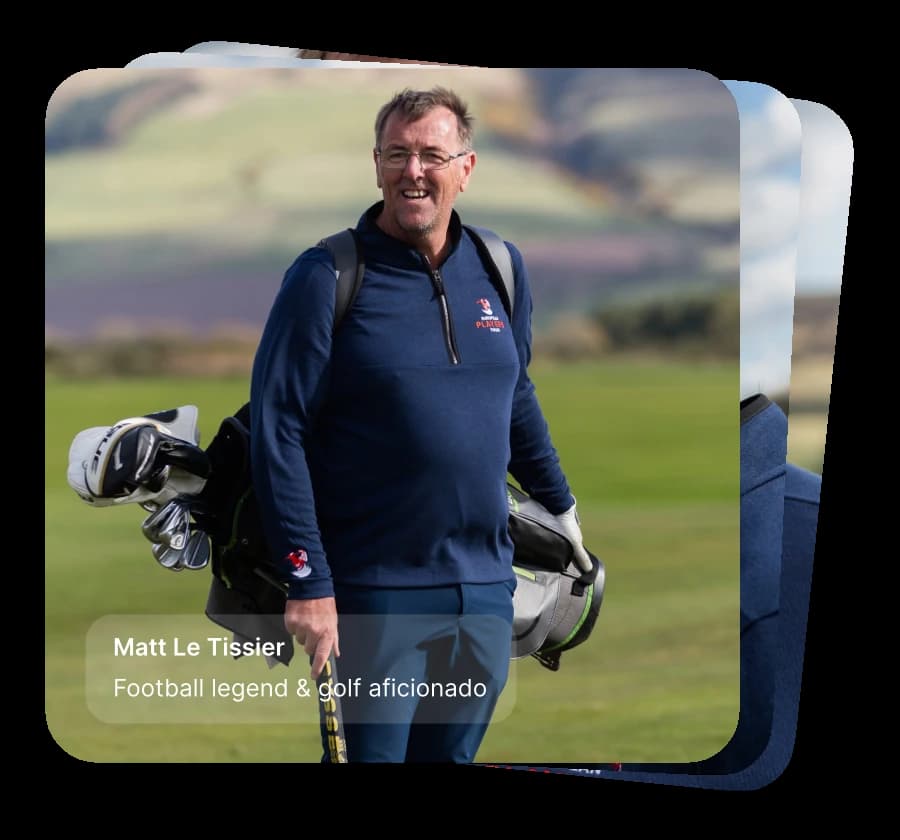 Matt Le Tissier, legenda bola sepak dan peminat golf