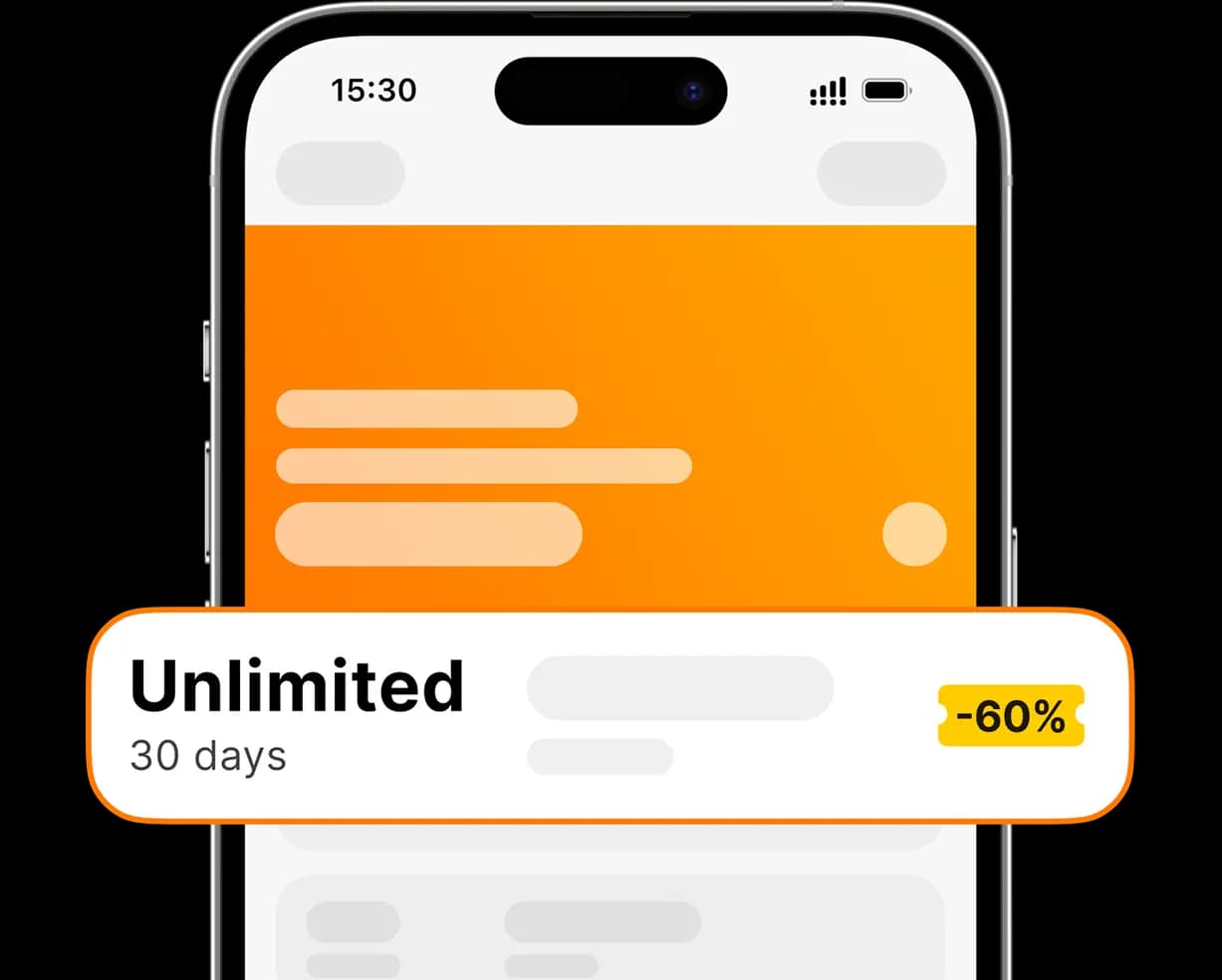 Elige tu destino y plan de datos preferido