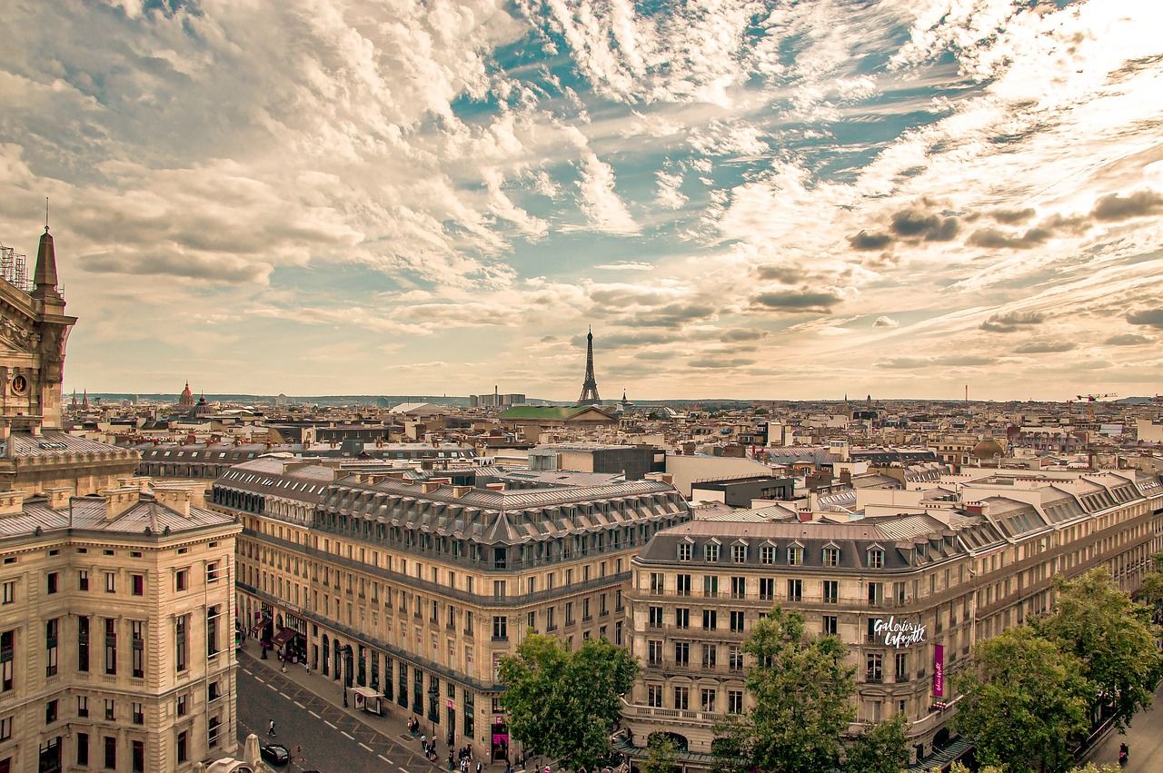 Paris vista de pássaro